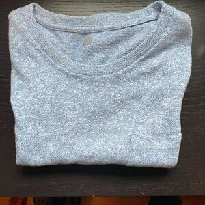 Cozy Blue/White Casual Tee